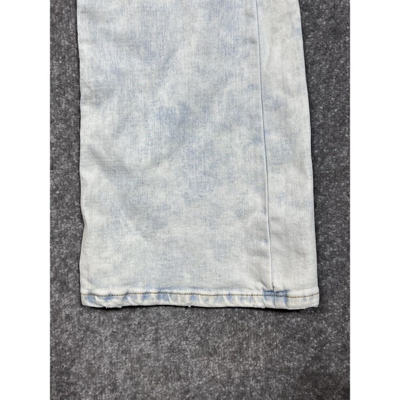 Aeropostale High Rise Flare Jeans Womens Size‎ 8 Acid Wash Distressed Denim - Picture 6 of 15